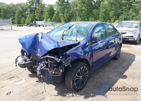 2014 Toyota Corolla S Plus z USA, uszkodzony, nr VIN 2T1BURHE9EC205878